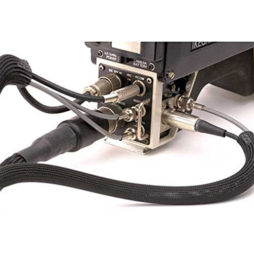 Techflex 1/4 Inch Flexo Clean Cut Braided Cable Sleeve - Black - 10 Feet - color: 10 Feet, size: 0.25 Inch
