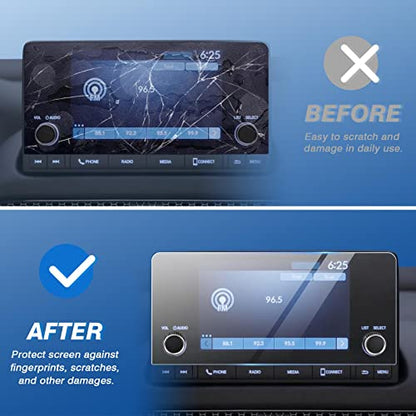Karltys [Upgrade Screen Protector for Honda HR-V/HRV Sport LX 7-Inch 2023 2024 2025 [No Glare & Fingerprint] Tempered Glass Honda HR-V/HRV Sport Touchscreen Accessories (NOT for EX-L) - size: 7"Honda HR-V/HRV 2023-2025