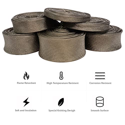 Automotive Wire Hose Heat Shield Sleeve Roll 1-3/16'' - 15ft - size: 1-3/16'' - 15ft