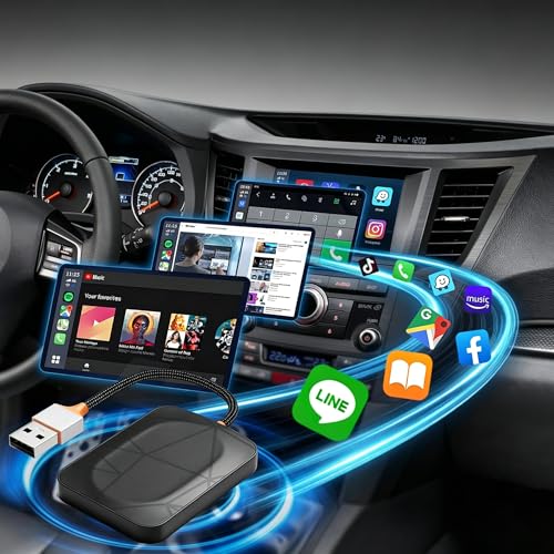 Wireless Adapter Compatible with CarPlay & Android Auto for Cars 2016-2026