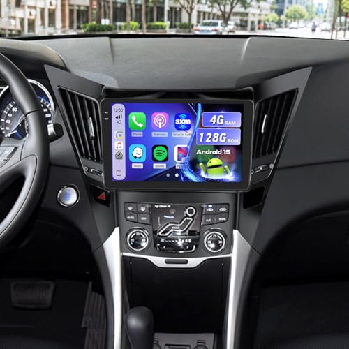 Car Radio for Hyundai Sonata 2010-2014 Wireless CarPlay Android Auto - style: 4-Core 4+128G