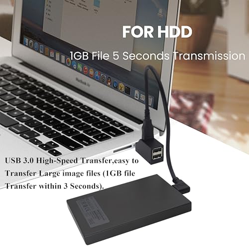 3-Port USB- A 3.0 Hub USB 3.0 A Male to 1 USB-3.0-A and 2 USB2.0 A Female Ports Splitter Adapter for Laptop, Car, Keyboard, Mobile Hard Disk, U Disk, Camera, Mouse, etc(2 Pack/Black) - color: Black