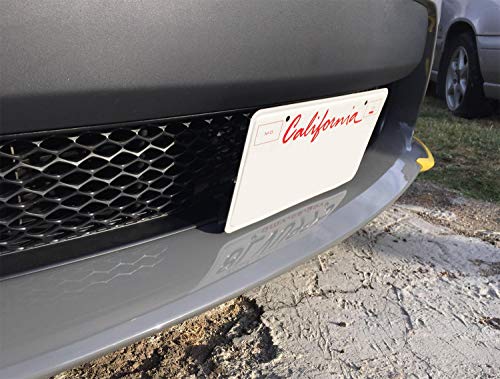 iJDMTOY Grille Mesh License Plate Relocator Kit for Tesla 2012-2016 Model S