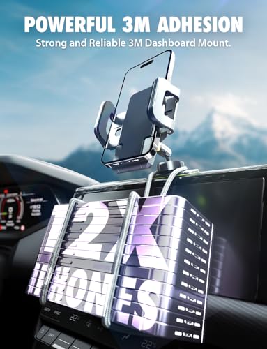 Bracketron TripGrip Car Phone Holder, Dashboard & Air Vent Phone Mount - style: Vent & 3M Stick 1.0