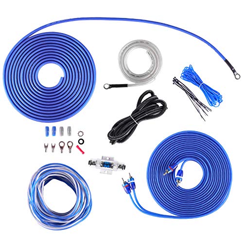 Skar Audio 8 Gauge OFC Complete Amplifier Installation Wiring Kit, SKAR8MANL-OFC - size: 8 Gauge (OFC)
