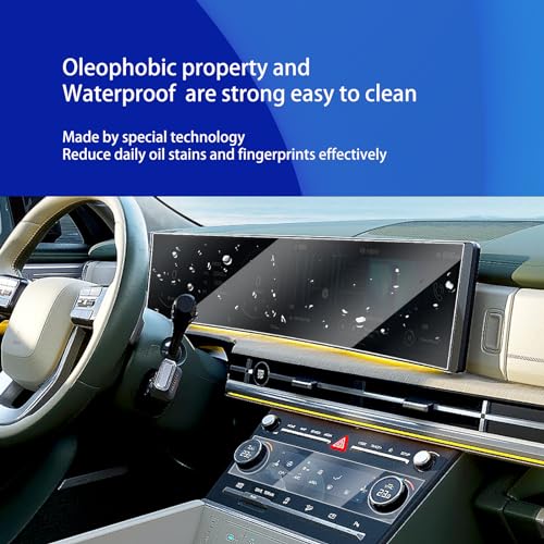 6pcs 2026 2025 Hyundai Santa Fe Screen Protector 【1pcs Design】 & AC Climate Film for 2025 2024 Hyundai Santa Fe SE SEL XRT Limited Calligraphy Hybrid Dual 12.3Inch Plastic Screen Protector Touchscreen - size: santa fe 12.3inch-Soft Protector