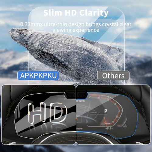 for 2019-2023 BMW X5/X6/X7 Dashboard Screen Protector 12.3" 【Have Camera 】 - color: For BMW X5/X6/X7 Camera Dash HD