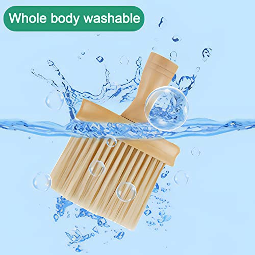 High Density Ultra Soft Detail Brush Car Interior Dust Brush Accessories Car Detailing Brush Soft Hair Wooden Brush Deep Cleaning Tool Kit Keyboards Laptop Sofa Dusting Brush (A-1PC) - color: A-1PC