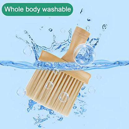 High Density Ultra Soft Detail Brush Car Interior Dust Brush Accessories Car Detailing Brush Soft Hair Wooden Brush Deep Cleaning Tool Kit Keyboards Laptop Sofa Dusting Brush (A-1PC) - color: A-1PC