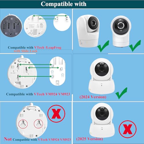 Baby Monitor Mount Holder for Vtech VM901/VM928HD/RM7766/RM7764/RM5766HD/5764HD/5755/5263/5754HD, VM919HD,Leapfroge LF930HD/LF2936/LF925/LF915/LF920 - color: 33" for Vtech/Leapfrog