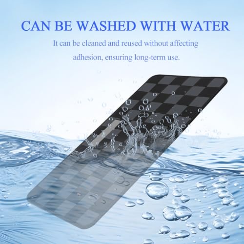 Wuyaoyao 2PCS Car Dashboard Anti Slip Mat, 12.2"×8.3" Non-Slip Dashboard Sticky Pad, PVC Car Dash Gripping Mat, Multifunctional Auto Grip Mat for Phones Sunglasses Keys Electronic Devices (Gray) - color: Gray