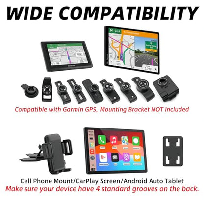 CD Slot Mount for Carplay Screen 17mm Ball for Garmin GPS/Phones