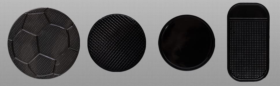 Non-Slip Sticky Gel Pad for Car Dashboard, Large Thick Anti Slip Grip Mat for Cell Phone, Radar Detector, Tablet, GPS, Keys or Sunglasses, Large Round 5.5”