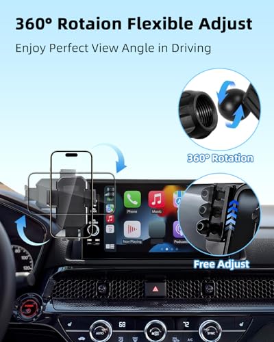 PZK Car Phone Holder for 2021-2024 Nissan Armada12.3-Inch Screen - color: Auto Lock, size: Armada 2021-2024 / Infiniti QX80 2022-2024