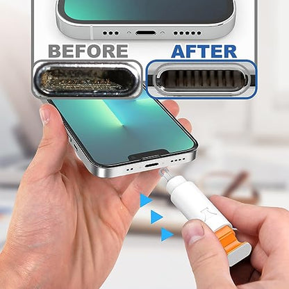 iPhone Cleaning Kit for Charging Port, Cleaner Kit for AirPod Phone, White - color: White
