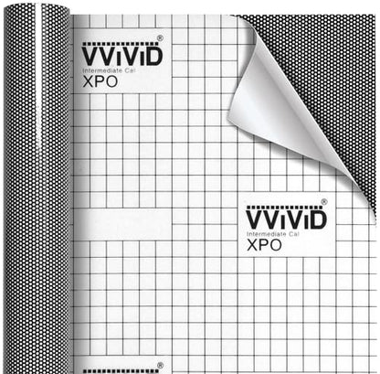 VViViD Black Perforated One-Way Vision Vinyl Automotive Window Wrap Roll (1.5ft x 4ft) - size: 1.5ft x 4ft