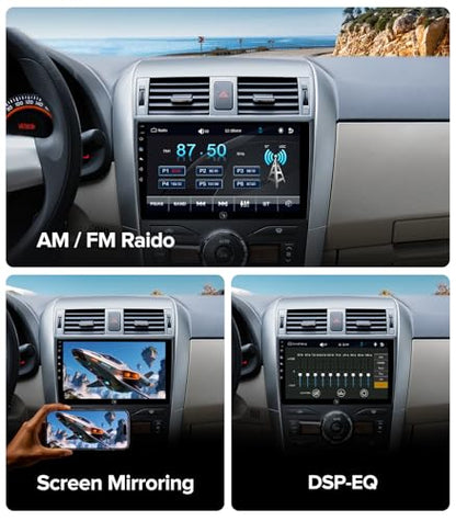 9" Linux CarPlay Car Stereo for Toyota Corolla 2008-2013 (Non-JBL)