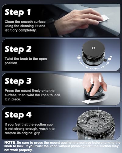 CloudValley 15W Fast Wireless Charger Car Phone Mount Charger with Type-C Fast Car Charger, Vacuum Suction Cup Magnetic Phone Holder Design for MagSafe iPhone 17 Pro Max 16-12 Series,Pixel 10 Pro XL - style: Charger Mount With Adapter