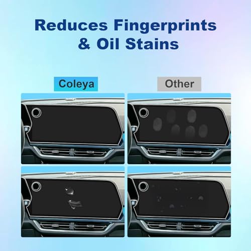 (4Pack) 2024 2025 2026 Equinox EV Screen Protector for Chevy Equinox EV (17.7In Navi+11In Dash) (LT/RS), 2025 2026 Chevy Equinox EV Accessories Touch Sensitive Ultra HD Protective Film - color: Equinox EV (17.7In+11In)