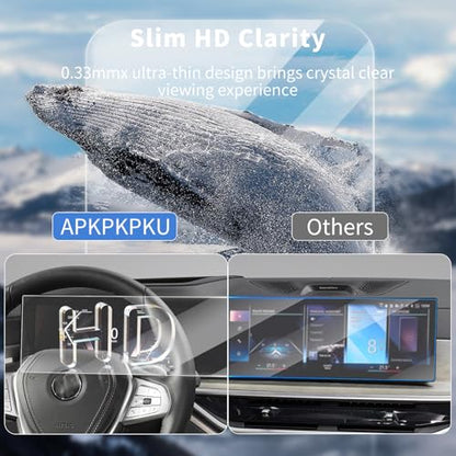 Screen Protector for 2024-2026 BMW X3/X5/X6/X7 14.9"+12.3"Integrated Curved - color: For BMW X3/X5/X6/X7 14.9 Inch AIO HD