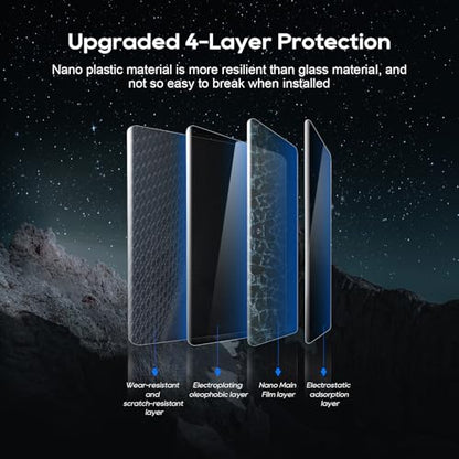 For 2025 2026 Jeep Grand Wagoneer Screen Protector(2pcs) 2022-2026 Grand Wagoneer (Base/Series/Obsidian) AC Touchscreen [Nano Film] 2022-2026 Grand Wagoneer Accessories Anti Scratch HD Touch Sensitive - color: Jeep Grand Wagoneer 2022-2026 AC 2Nano