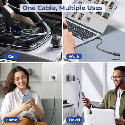 Basesailor USB 3.0 to USB C Adapter 0.75FT 2Pack,USBC Female to USB A Male - color: Black, size: 0.75FT
