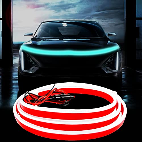 Car Hood Light Strip, 70 Inch LED Bonnet for Cars, SUVs, Trucks, Ice Blue - color: Ice Blue, size: 70 Inches
