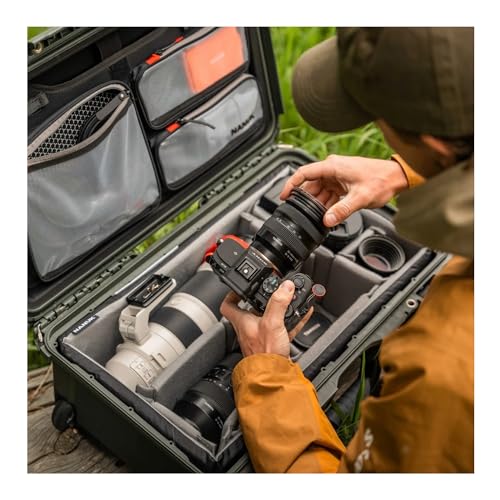 Nanuk 935 Pro Photo Kit – Waterproof Travel Camera Hard Case with Padded Dividers and Wheels, 22” x 14” x 9” - Dustproof and Impact Resistant, Airline Carry-On Approved – Blue - color: Blue - Pro Photo Kit