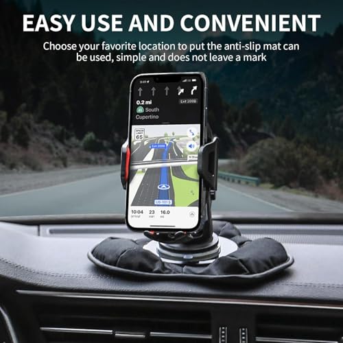 Universal Nonslip Beanbag Dashboard Friction Mount,GPS Dash Mount,Car Mobile Phone Holder Cradles, Compatible with Garmin GPS and Other Portable GPS Navigators All Smartphones