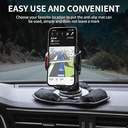 Universal Nonslip Beanbag Dashboard Friction Mount,GPS Dash Mount,Car Mobile Phone Holder Cradles, Compatible with Garmin GPS and Other Portable GPS Navigators All Smartphones