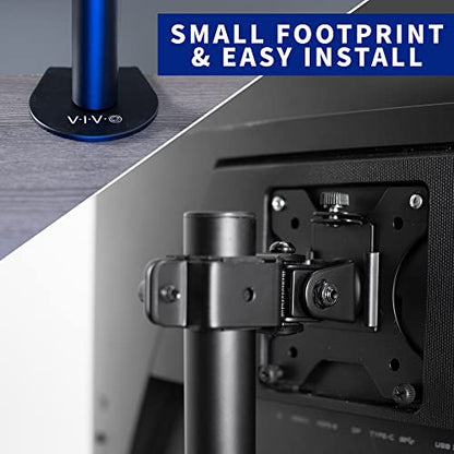VIVO Single 13 to 38 inch LCD Monitor Heavy Duty Desk Mount Stand, Holds 1 Standard to Ultrawide Screen up to 38 inches, STAND-V001C - size: up to 38" screens, style: Standard