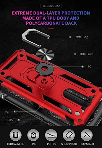 TJS for LG K40/K12 Plus/X4/Solo LTE/Harmony 3 Phone Case (Rose Gold) - color: Rose Gold