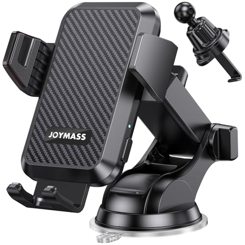 JOYMASS Wireless Car Charger, Phone Holders for Your Car, 15W Auto Clamping Phone Mount Car Accessories for iPhone 16 15 14 13 12 Mini Pro Max 11 XR XS, Samsung Galaxy S24 Ultra S23 S22+ Note 20, etc - color: BLACK