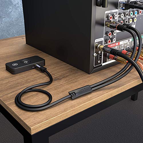 KabelDirekt – RCA to Jack 3.5mm Adapter Cable – 3ft - size: 3 feet