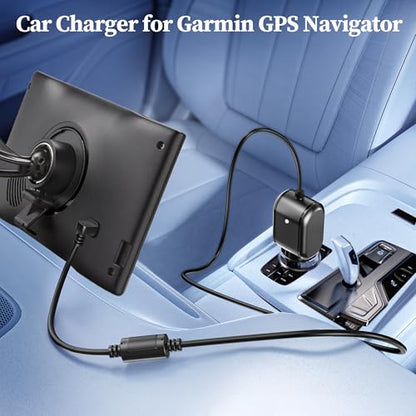 USB Car Charger for Garmin Truck GPS Nuvi, Drive, DriveSmart Power Cord