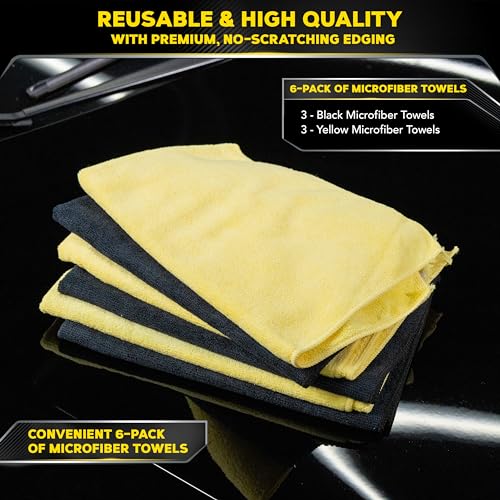 Meguiar's Supreme Shine Microfiber Towels, 6 Pack - size: 6 Microfiber Towels