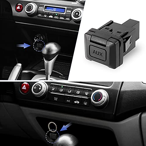 X AUTOHAUX 39112-SNA-A01 Aux Stereo Adaptor for Honda Civic 06-11