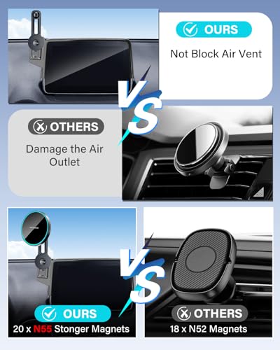 SKYLOTEC 15W Magnetic Charger Phone Holder for Hyundai Elantra 2021-2025 - color: Magnetic Wireless Charger, size: Elantra 2021-2025(Extension Rod)