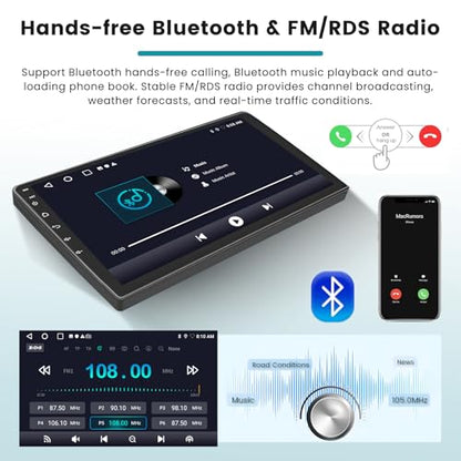 [Roinvou] 2+64G 9" Android15 Car Radio for Toyota Corolla 2017 2018 2019 - style: 2+64G