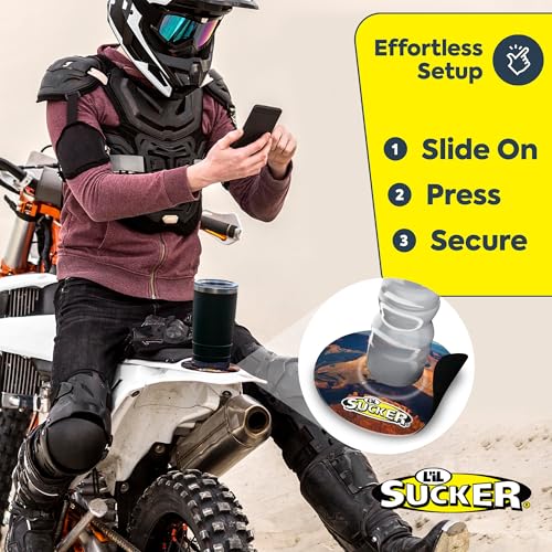 L'il Sucker Suction Rings Suction Cup Holder Anti-Spill Can Drink Holder for Boats, Trucks, ATVs, Home & Outdoors - Prevent Spills with Our Non Slip Cup Coaster - National Parks Pack of 2 - color: National Parks