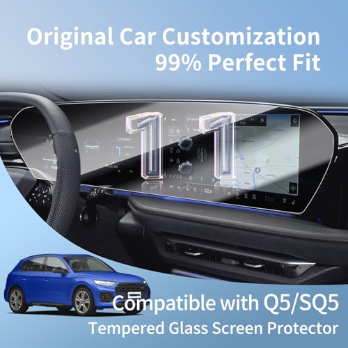 for 2025 2026 2027 Audi Q5/SQ5 Integrated Display Screen Protector - color: For 25-26 Audi Q5/SQ5 AIO HD