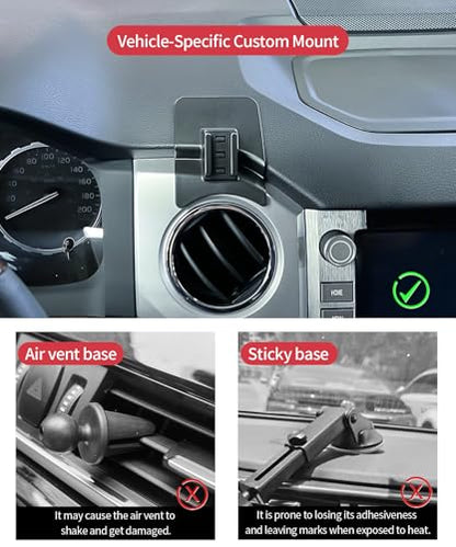 Auto Clamp Clip Car Phone Holder for Toyota Tundra 2014-2021 Accessories - size: For 2014-2021 Tundra