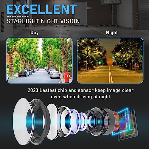 Backup Camera Rear View Reverse Camera HD License Plate Backup Camera