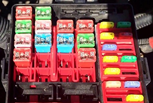 Truck Upfitters 30pcs Automotive Fuses Assortment Kit | Low Profile Auto Fuses for Pickup Trucks, Cars, SUVs | J Case Box Shaped Car Fuse Kit | 20A, 25A, 30A, 40A, 50A, 60 Amp Fuse (5 Each)
