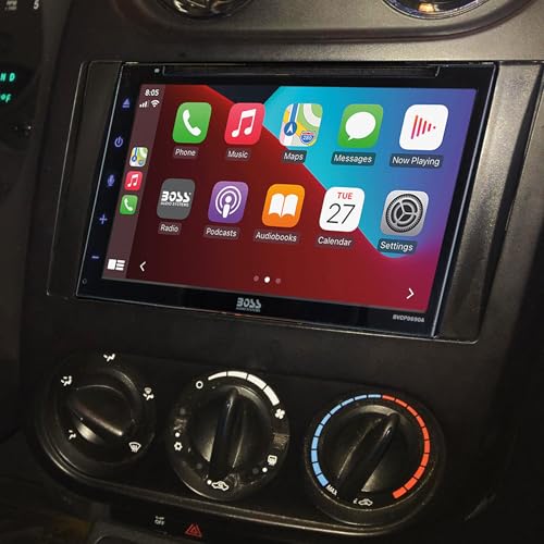 Scosche CR0714DDCS Double DIN Radio Install Dash Kit Compatible with Select 2007-19 Chrysler, Dodge or Jeep Vehicles - Complete Car Stereo Installation Kit - See Fit Guide in Images to Verify Vehicle - style: Premium Installation Set
