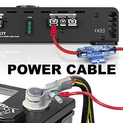 BOSS Audio Systems KIT2 8 Gauge Car Amplifier Installation Wiring Kit - style: 8 Gauge