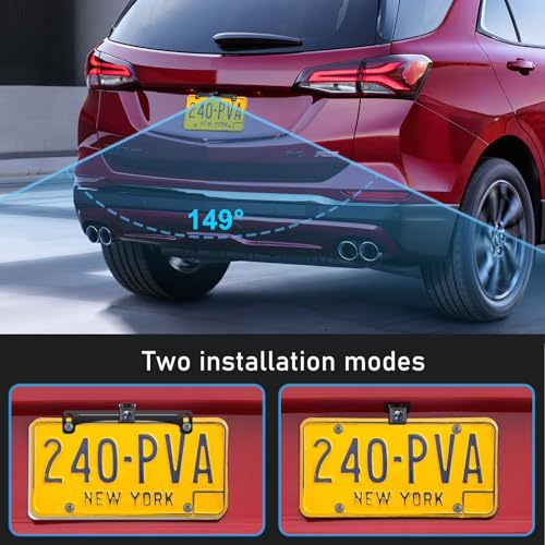 Backup Camera Rear View Reverse Camera HD License Plate Backup Camera