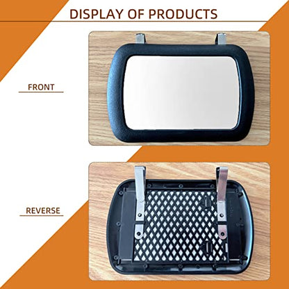 Universal Vanity Mirror - Clip-on Rear View Sun-Shading Cosmetic Mirror for Truck SUV, Car Accessory