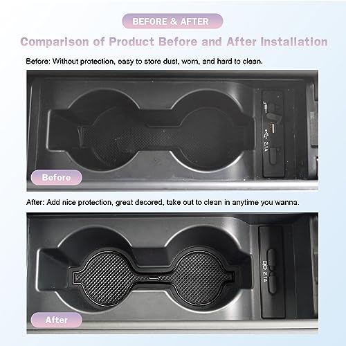 2022-2026 GR86 ZN8 Center Console Liners Mats Cup Holder Inserts Mats Non-Slip Center 2025 2026 GR86 Console Liner Trim Mats Anti-dust Door Pocket Liners Accessories 6 PCS (Black) - color: Black