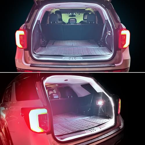 HOLDCY Car Trunk Cargo LED Strip Light, 12V White 6000K, 118.11in - color: White/6000K, size: 118.11 inches